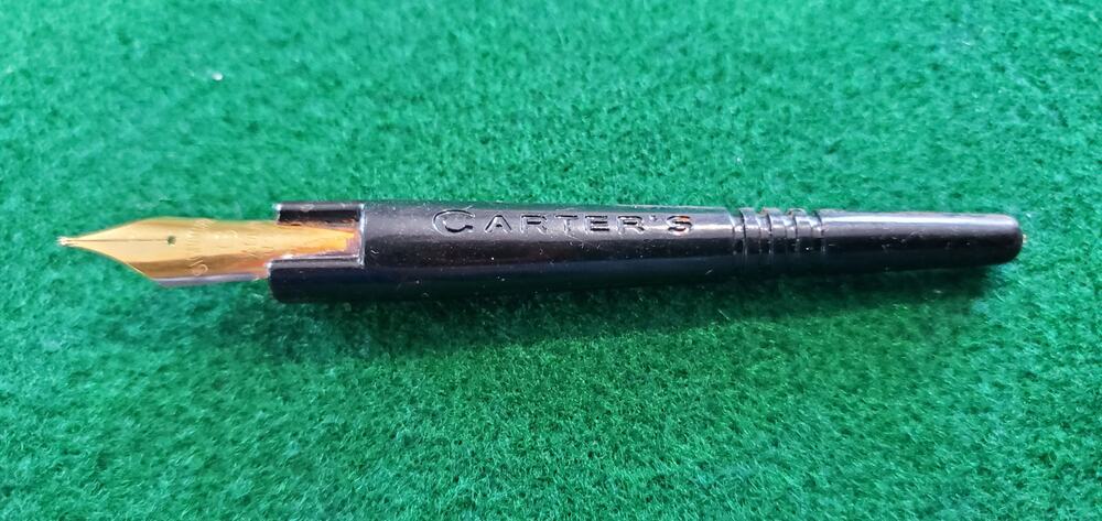 Vintage Carter's Fountain Dip Pen With #6 Signature Nib